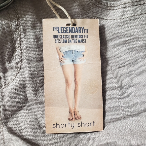 NWT Wallflower Sz 7 Shorty Shorts Stone Grey - Picture 5 of 11